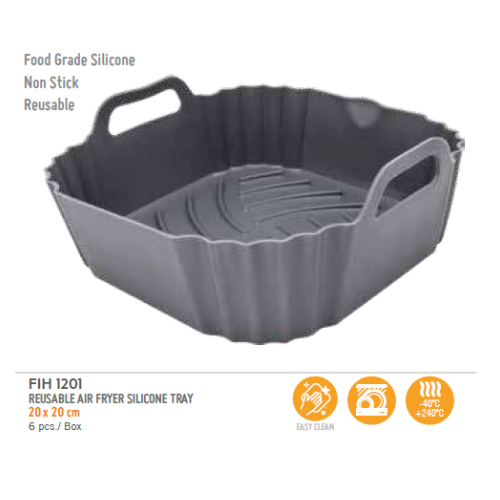 bandeja de silicona para freidora de aire