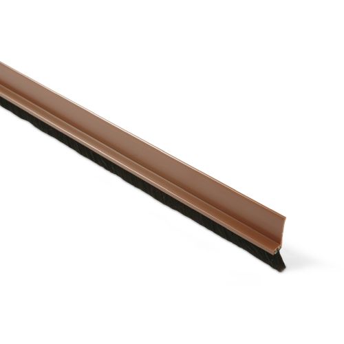 BURLETE BAJO PUERTA MARRON 82CM C/CEPILLO