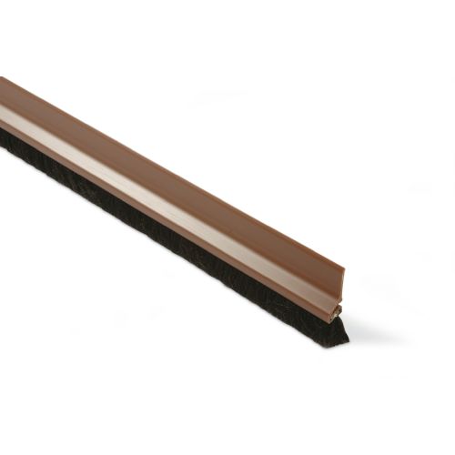BURLETE SUELO DESNIVELADO MARRON 100CM C/CEPILLO