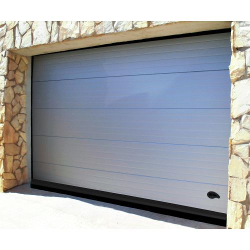 BURLETE ALUMINIO GARAJE FLECO 3,05MTS. NEGRO