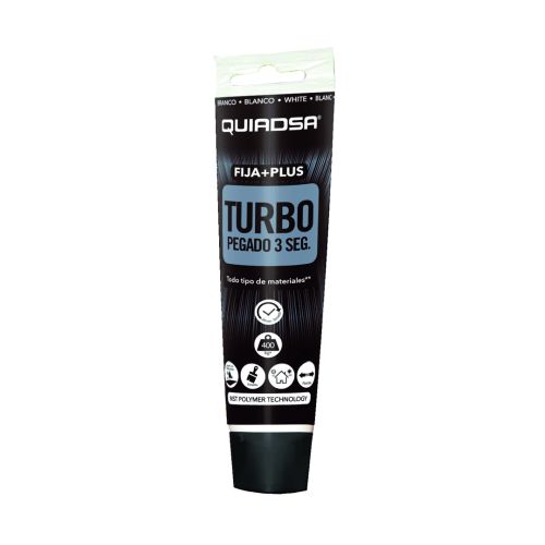ADHESIVO SELLADOR FIJA+PLUS TURBO BLANCO TUBO 150G