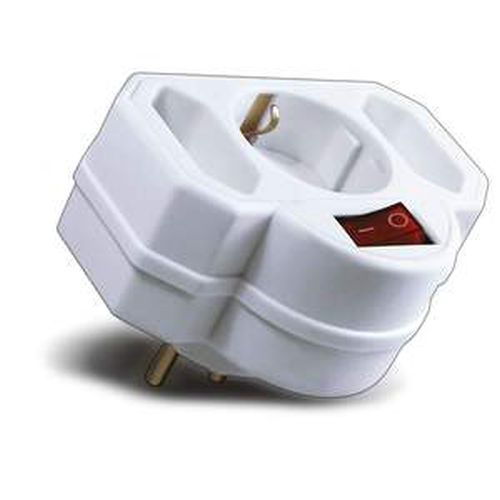 ADAPTADOR MULTIPLICADOR 3T. C/INTERRUPTOR