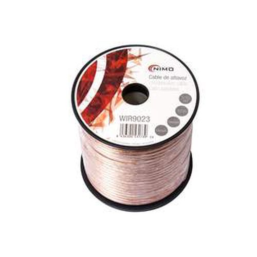 ROLLO CABLE ALTAVOZ 2X1,5 100M. TRANSPARENTE