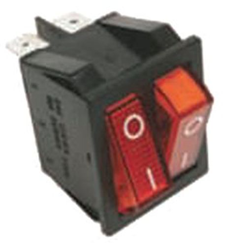 INTERRUPTOR DOBLE LUMINISO 16A 6 CONTACTOS