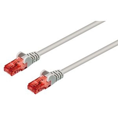 CONEXION 8P8C RJ45-CAT5 UTP 2MT. M-M GRIS