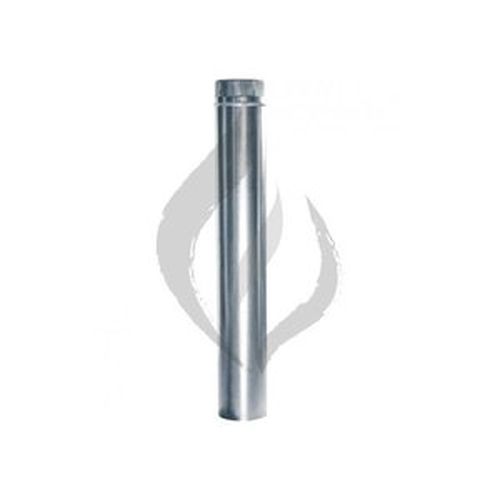 TUBO ESTUFA DE 100 MM GALVANIZADO 1 MTR.