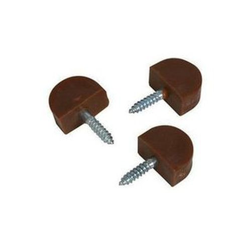 SOPORTE ESTANTE TORNILLO PEQUEÑO MARRON (100 UNIDADES)