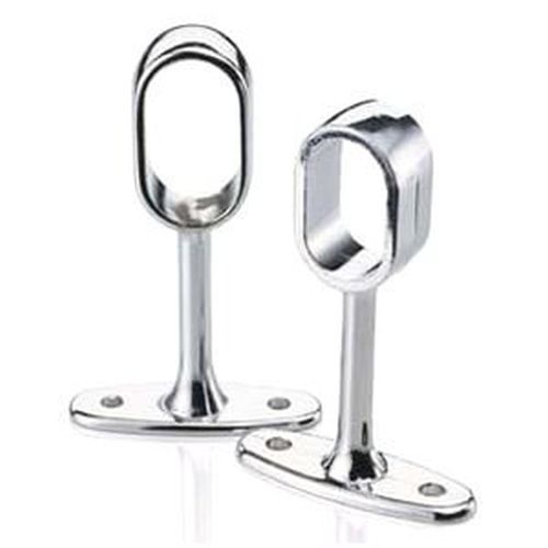 SOPORTE CENTRAL OVAL 25X15 NIQUEL