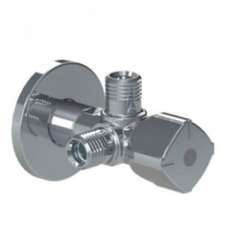 VALVULA DE ESCUADRA A-80 TWIN 1/2X3/8X3/8 S/TUERCA