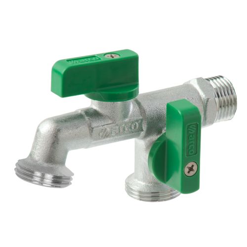GRIFO DOBLE SALIDA MAC 1/2x3/4x3/4 15