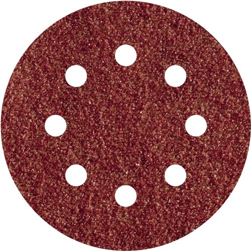 DISCO LIJA CORINDON GR.120 125MM(5 UNDS.) ADHESIVA