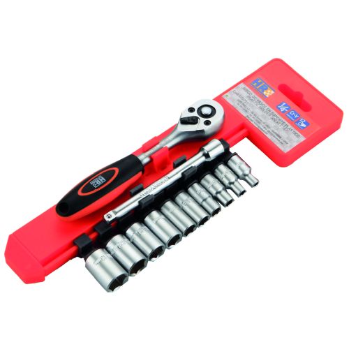 JGO.LLAVE VASO 1/4-12 PZAS. CR-V HR