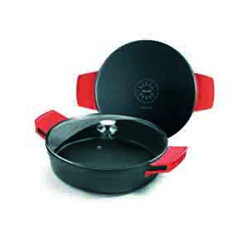 GUISERA C/TAPA EXELLENT TITANIO 28CM INDUCC.