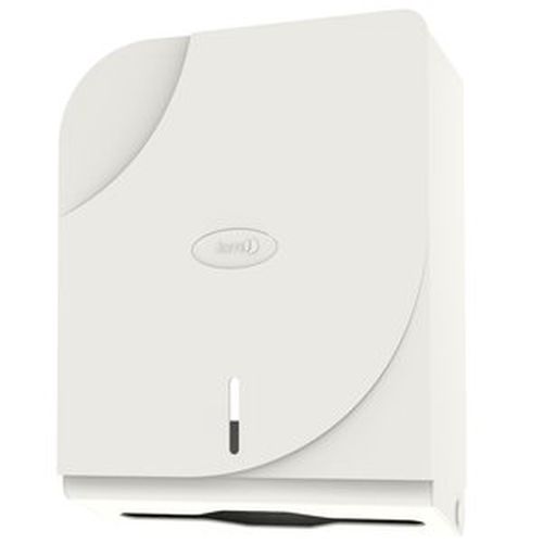 DISPENSADOR DE PAPEL TOALLA BLANCO ABS