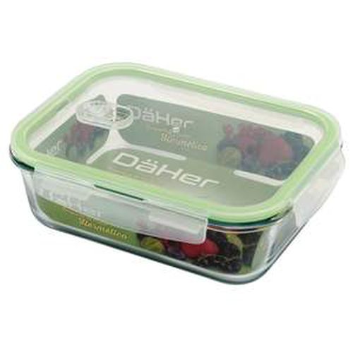 HERMETICO RECTANG. CRISTAL 1500ML C/VALVULA ACTIVA