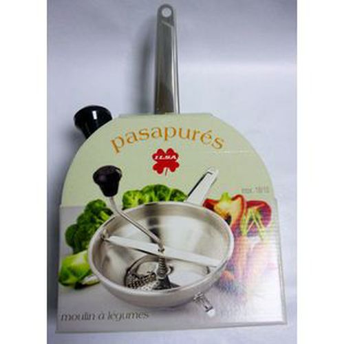 PASAPURES INOX. DOS DISCOS M/BAQUELITA