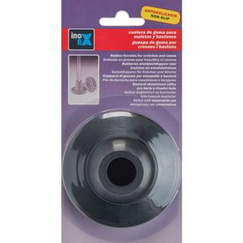 CONTERA GOMA 22MM NEGRA P/MULETAS BLISTER