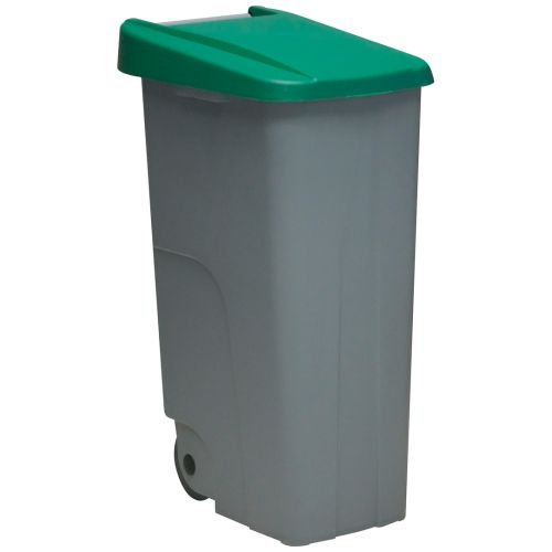 CONTENEDOR 110LTRS C/RUEDA ECO VERDE