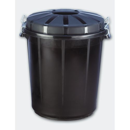 CUBO BASURA INDUSTRIAL 70L. NEGRO