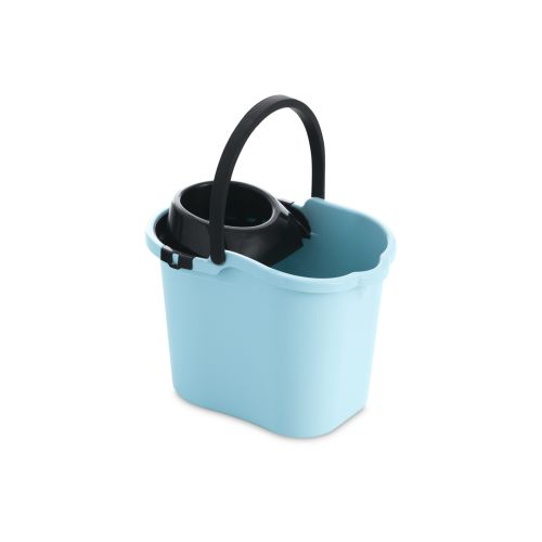 CUBO CON ESCURRIDOR RECTANGULAR C/ASA PLASTICA 1L