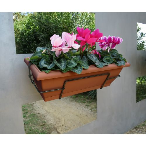 JARDINERA BALCON FLORIA 62S TEJA 20X62X24CM