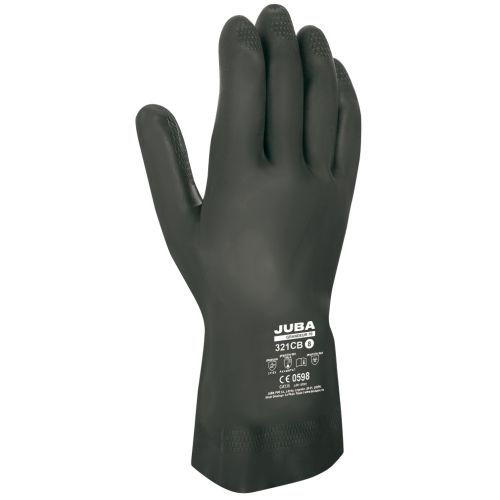 GUANTE GRANDEUR 70 LATEX NEOPRENO NEGRO 6