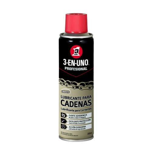 ACEITE LUBRICANTE 3 EN 1 CADENAS SPRAY 250ML
