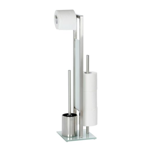 JUEGO DE PIE WC ACERO INOX RIVALTA