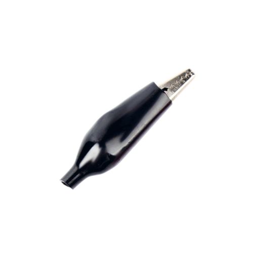 PINZA COCODRILO 50MM AISLADA NEGRA