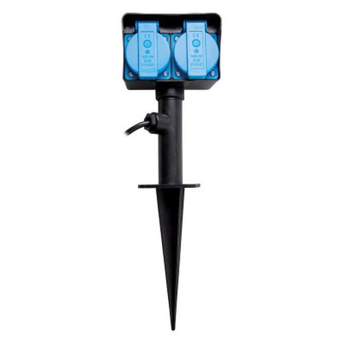 ESTACA PINCHO 2 BASES SCHUKO JARDIN