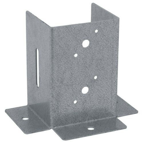 BASE GALVA ATOR AJUSTE VERTICAL POSTE 9X9