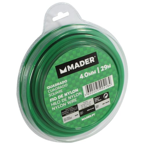 HILO DESBROZADORA NYLON CUADRADO 4MMX29M