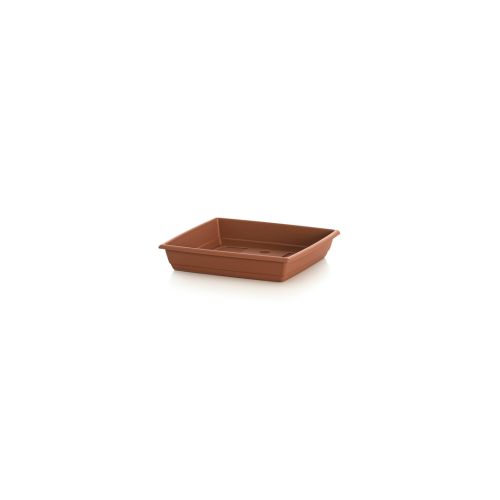 PLATO CUADRADO GARDENIA PLASTICO 25X25CM