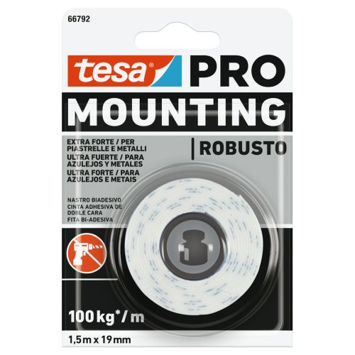 CINTA DOBLE CARA MOUNTING PRO ULTRA STRONG 1,5MX19