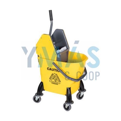 CUBO FREGONA INDUSTRIAL C/RUEDAS+ESCURRIDOR