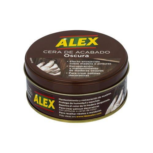 CERA ALEX LATA MADERA OSCURA 250GR250