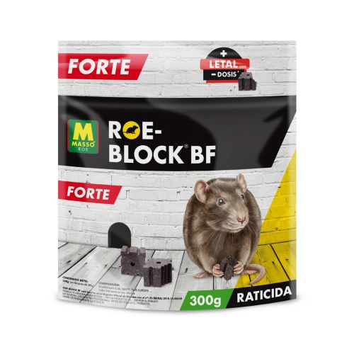 RATICIDA ROE-BLOCK FORTE 300GR