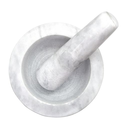 MORTERO MARMOL BLANCO 12CM