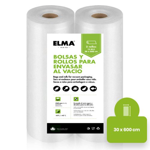 ROLLO ENVASADO ELMA 30X600CM PACK 2