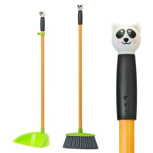 SET ESCOBA Y RECOGEDOR PANDA KIDS