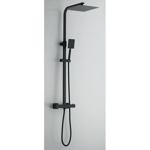 SET COLUMNA DUCHA/ROCIADOR TERMOSTATICA BOAL NEGRA