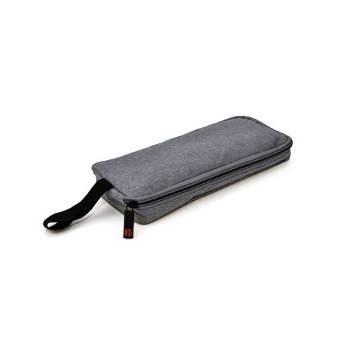 PORTABOCATAS ENROLLABLE ZIPPER&ROLL GRIS JASPEADO