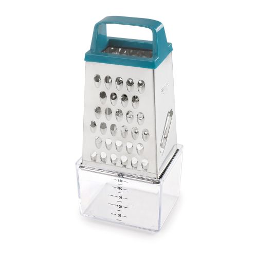 RALLADOR 4 CARAS INOX CON RECIPIENTE 250ML