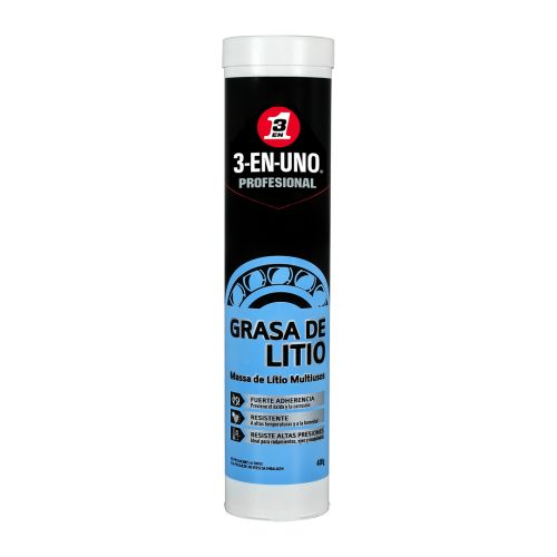 GRASA LITIO MULTIUSOS 3 EN 1 CARTUCHO 400GR