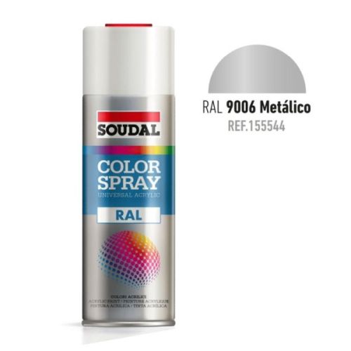 PINTURA SPRAY ACRILICA RAL 9006 ALUMINIO 400ML