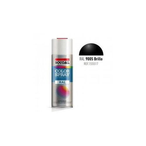 PINTURA SPRAY ACRILICA RAL 9005 NEGRO BRILLO 400ML