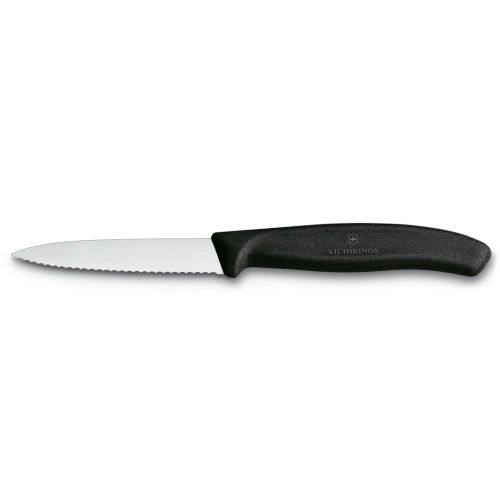 CUCHILLO MONDADOR SIERRA VICTORINOX NEGRO 8CM