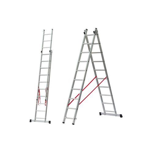ESCALERA 2 TRAMOS 2X14 PELD.(4,00-6,57) PRO-ELITE