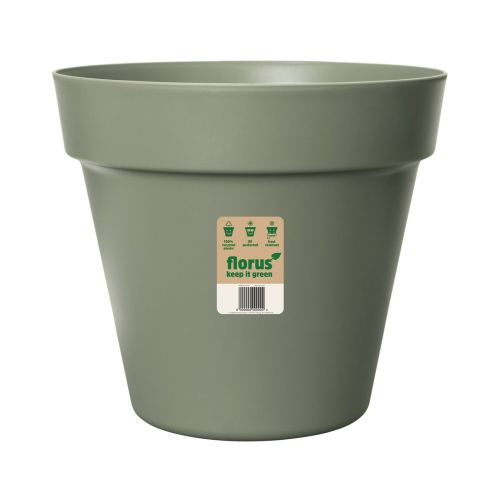 MACETA PLASTICO PARIS VERDE 25CM