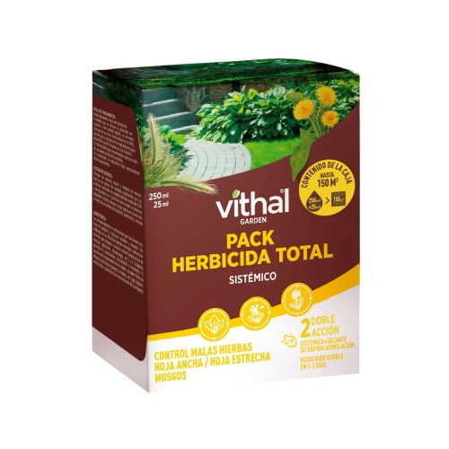 KIT HERBICIDA SOLUCION TOTAL VITHAL 2EN1 250+25ML